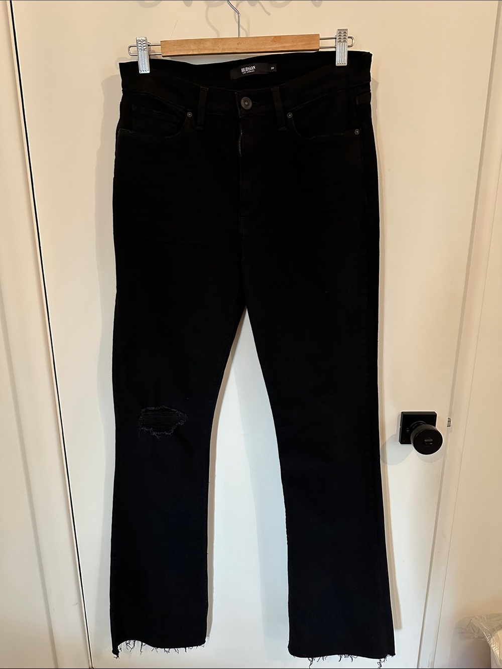 Hudson Jeans Black Barbara Bootcut